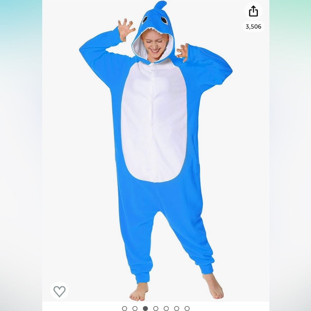 Halloween Costume Baby Shark one size fits all onesie